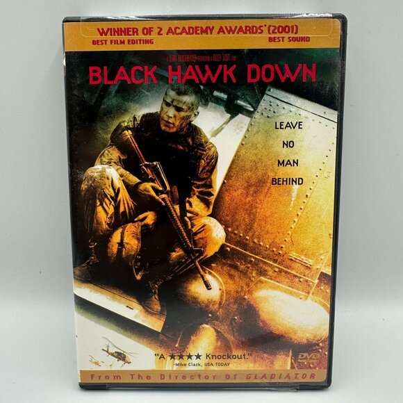 Black Hawk Down DVD Ridley Scott 2001 War Drama Josh Hartnett Widescreen Edition - Picture 1 of 3